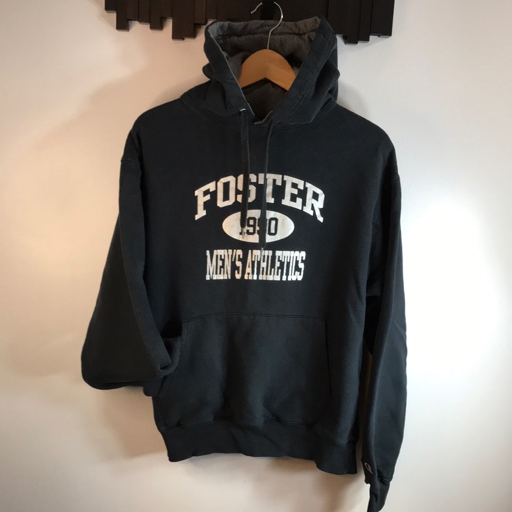 Champion Black Men's Athletics Hoodie